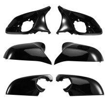 Schwarze Rückspiegelkappen für 1er, 2er, 3er, 4er, X-Serie F20, F21, F22, F23, F30, F35, F34, F32, F33, F36, E84, I3, F87, M2