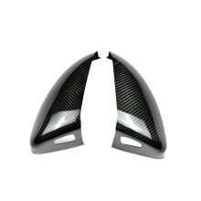Capa para Espelho Retrovisor de Carro em Fibra de Carbono com Revestimento para Espelho Lateral e Caixa de Proteção para  TT TTS TTRS R8 2015-2023