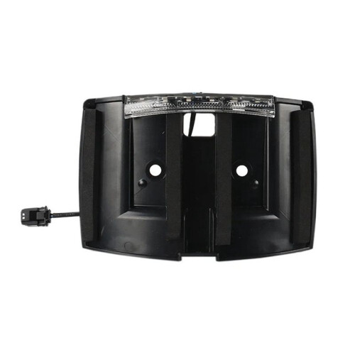 Motorcycle Rear License Plate Frame Relocation LED Light for  Electra Glide/Road Glide/Road King 2009-2023 Silver 1