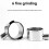 For  51MM Stainless Steel Bottomless Handle  Double Ear Accessory Coffee Accessories with Filter Basket 4