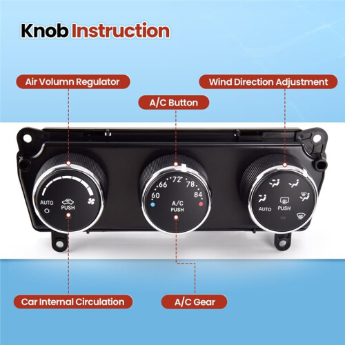 HVAC A/C Heater Climate Control Module for   2011-2013 AC Control Temp Panel 55111170AA 55111170AD