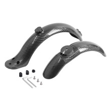 Carbon Fiber Mudguard Kit for  M365 /M365 Pro Electric Scooter Front Rear  Tyre Splashproof Bracket Set