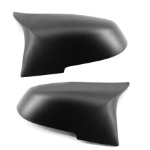 Rearview Mirror Cover Side Door Wing Mirror Housing for 1234 Series 2012-2017 51167292745 51167292746 Matte Black