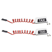 Weiße Modellauto-Taxilampe 1/10 RV 1/8 Kletterauto Geländewagen Großer LKW TAXI-Lampe R160