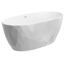 Modern Freestanding Bath, 1700 x 820 x 620mm, Gloss White