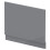 Balterley 750mm Bath MDF End Panel & Plinth - Gloss Cloud Grey 9