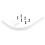 Balterley Shower Tray Leg Set & Plinth Kit - White - 900mm Panel 5