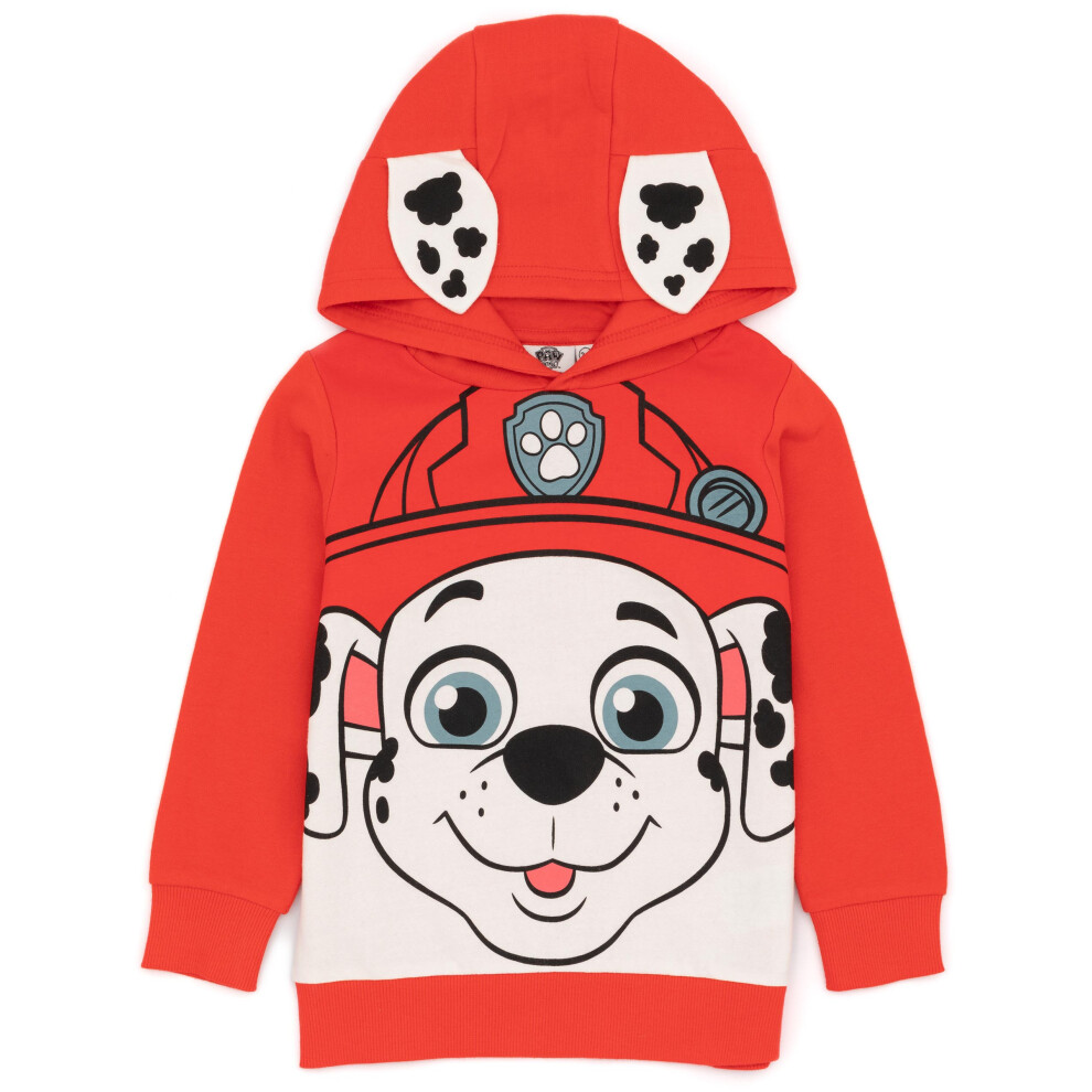Paw Patrol (6-7 Years) Hoodie (Boys Red)