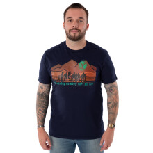 (XX-Large) Yellowstone Short Sleeved T-Shirt (Mens Blue)