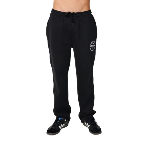 (L, Black) Rip Curl Mens Staple Trackpant Joggers