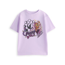 (13-14 Years) Monster High Short Sleeved T-Shirt (Girls Purple)