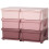 Kids Storage Unit, with Six Drawers - Pink 2