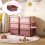 Kids Storage Unit, with Six Drawers - Pink 5