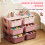 Kids Storage Unit, with Six Drawers - Pink 6