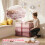 Kids Storage Unit, with Six Drawers - Pink 8