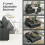 Three-Way Two-Seater Sofa Bed - Charcoal Grey 7