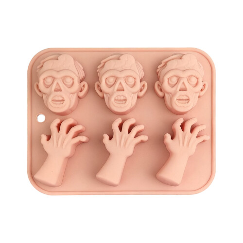Halloween Chocolate Candy Silicone Mold Ghost Skull Shape