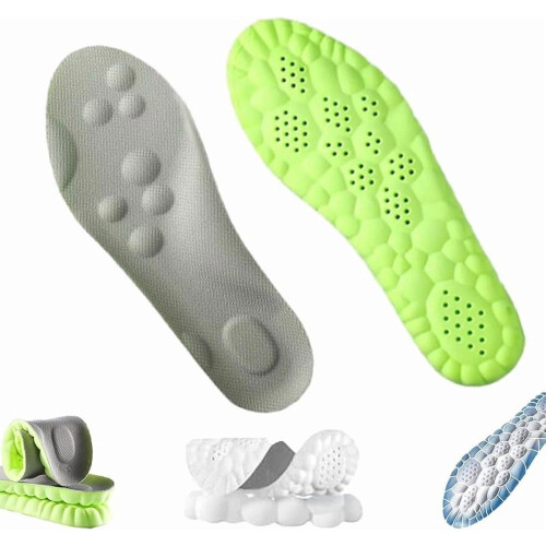 Men's and Women's Massage Insoles with Arch Support 3-Pack