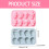 Skull Cookie Cutter Pink 1 Piece 3