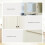 Freestanding Kitchen Cupboard - 5-Tier, Cream White 5