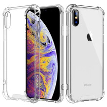 Coque pour iPhone - ZGEER - iPhone XS Max (2018) 6,5 pouces - Transparent - Mince - Coins renforcés