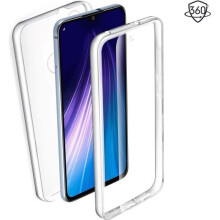 Coque silicone gel fine 360 integrale (avant et arriere) pour Samsung Galaxy A03s TRANSPARENT