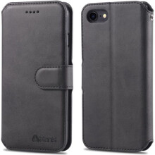 Etui Portefeuille - MSK - iPhone 8 (4,7") - Cuir PU - Fermeture aimantée - Stand intégré