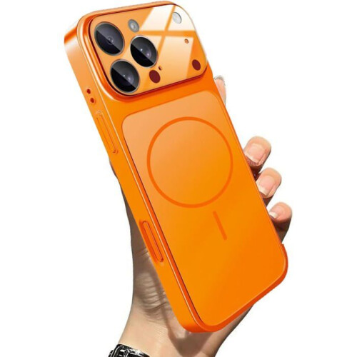 Coque - TECHTA - pour iPhone 17 Pro - Magnétique - Protection Caméra - Orange