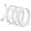 TECHTA Câble iPhone 1M/Lot de 3, Câble Chargeur iPhone Cable Lightning USB Cable iPhone 14 /13 Cordon iPhone Fil Chargeur Cable USB 1