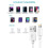 TECHTA Câble iPhone 1M/Lot de 3, Câble Chargeur iPhone Cable Lightning USB Cable iPhone 14 /13 Cordon iPhone Fil Chargeur Cable USB 4