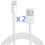 RongLe Lot de 2 Cables USB Chargeur Iphone 7 Plus/7/6S/6/SE/5S/5C/5 1