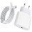 Chargeur Rapide 20W - USB C vers Lightning - 2m - Compatible iPhone/iPad - Bloc de charge 1