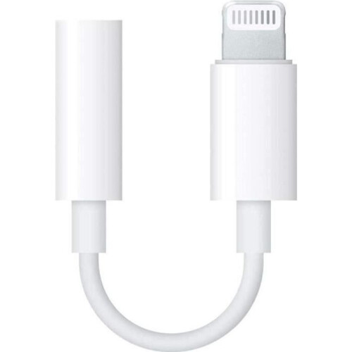 Adaptateur - Apple - Lightning vers Mini Jack 3,5 mm - Blanc - Audio