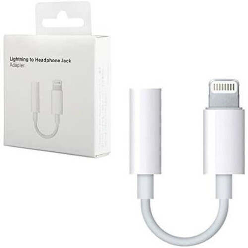 Adaptateur - Apple - Lightning vers Mini Jack 3,5 mm - Blanc - Audio 2