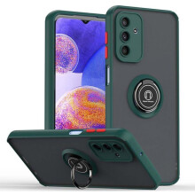 COQUE DE TELEPHONE - ACUZINA - SAMSUNG A25 - Givré semi-transparent - Antichoc magnétique - Anneau rotatif 360