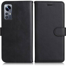 Coque portefeuille - ACUZINA - Xiaomi MI 12 / 12X - PU simili cuir - Fermeture magnétique - Porte-cartes & support