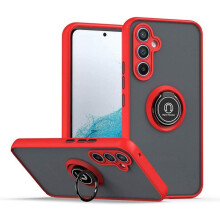 Coque pour téléphone - ACUZINA - Samsung Galaxy A14 - Anneau rotatif 360 - Magnétique - Antichoc givrée