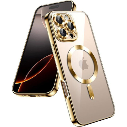Coque - ACUZINA - pour iPhone 16 Pro - Souple - Doré