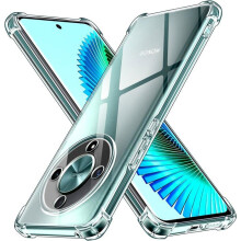Coque pour smartphone - TPF PRODUCTS - Honor Magic 6 Lite - TPU silicone - Transparent - Anti-choc 4 coins