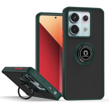 Coque antichoc - ACUZINA - Redmi Note 13 Pro 5G / Poco X6 5G - Porte-anneau 360 - Antichoc - Vert