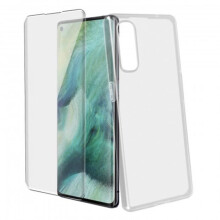 Coque silicone + verre trempé - 123 - Oppo Reno 2 Z 6.53" - Transparent - Protection antichoc - Verre trempé 9H 0.26mm