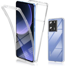 Coque - TECHTA - pour Xiaomi 13T / 13T Pro - Silicone - Coins renforcés - Protection écran - Transparent