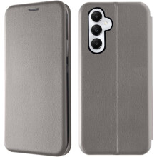 Coque pour smartphone - AURSTORE - Samsung Galaxy A05s - Simili cuir PU - Fermeture magnétique - Gris