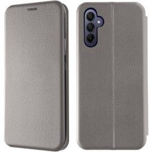 Coque - AURSTORE - Samsung Galaxy A15 - Simili cuir PU - Fermeture magnétique - Gris