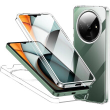 Coque - TECHTA - pour Xiaomi Redmi A3 - Silicone - Coins renforcés - Protection écran - Transparent