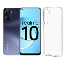Coque de protection souple silicone transparente pour Realme 10 4G 6.4" RMX3630 - Yuan Yuan -