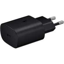 Chargeur Adaptateur Secteur Rapide 25W - Yuan Yuan - Samsung Galaxy M23 5G - Noir - Charge rapide - 40g