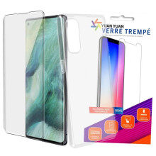Coque smartphone - 123 - Xiaomi Redmi 9A - Silicone souple - 2 verres trempés - Anti-rayure, protection chocs