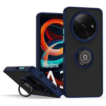 Coque / Etui pour téléphone - ACUZINA - Xiaomi Redmi A3 4G - TPU+PC 360 - Support magnétique - Bleu
