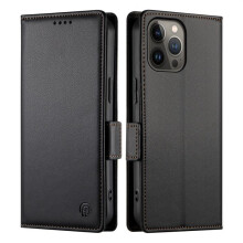 Coque - RASENA - iPhone 13 Pro Max 6.7" - Cuir PU - Portefeuille 3 fentes - Fermeture magnétique
